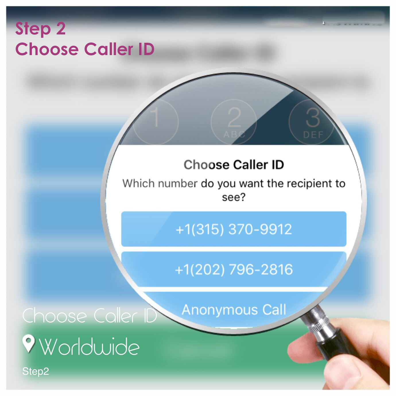 choose caller ID